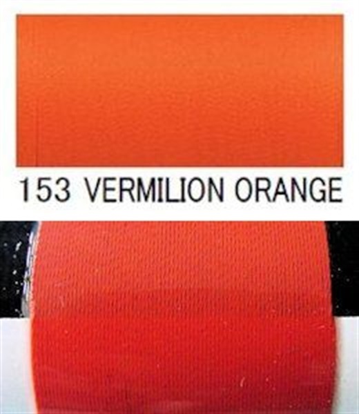 ポリエステルダルスレッド／A（細）(153（バーミリオンオレンジ）)